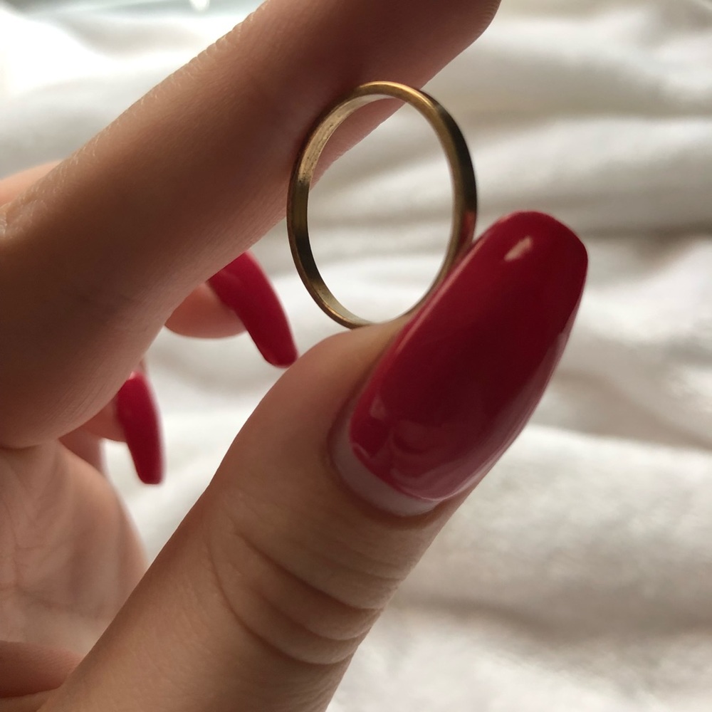 Small gold band